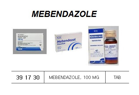 MEBENDAZOLE TABLET 100 MG
