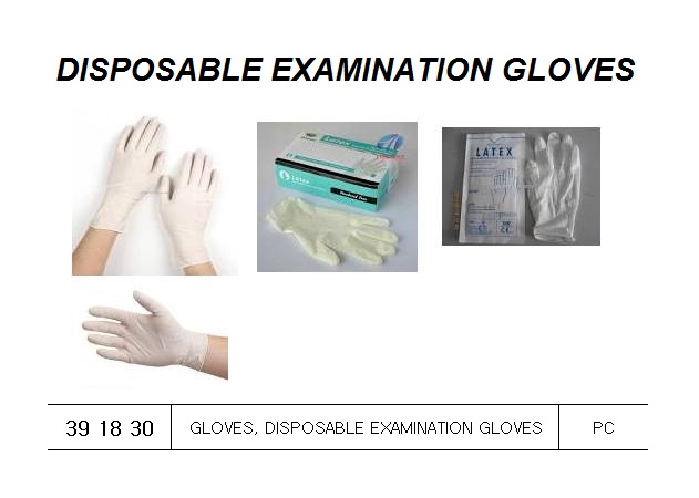GLOVES EXAMINATION DISPOSABLE, M