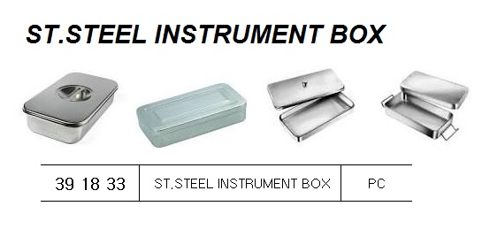 INSTRUMENT BOX STAINLESS STEEL