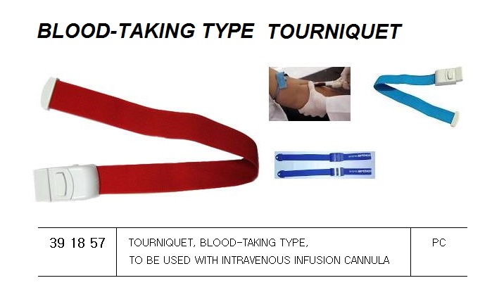 TOURNIQUET BLOOD-TAKING TYPE
