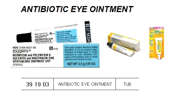 EYE OINTMENT ANTIBIOTIC