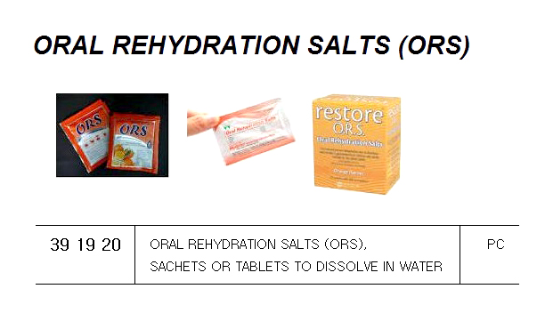 ORAL REHYDRATION SALT (ORS)