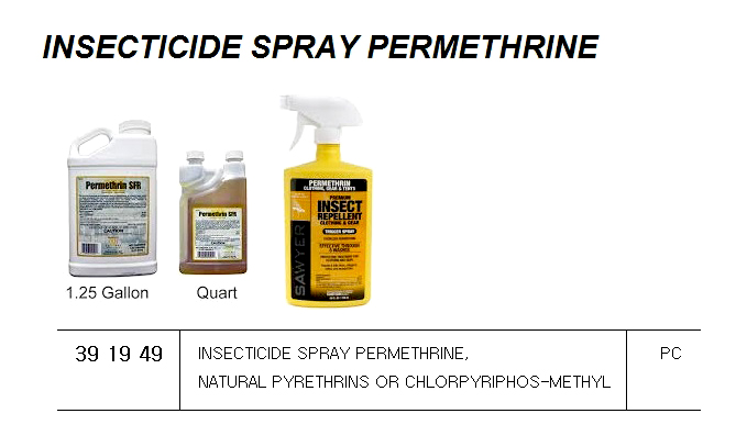 INSECTICIDE SPRAY PERMETHRINE, NATURAL PYRETHRINS