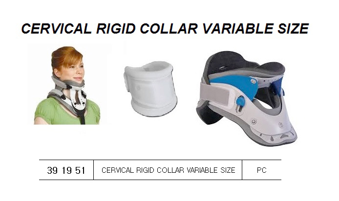 CERVICAL RIGID COLLAR VARIABLE, SIZE