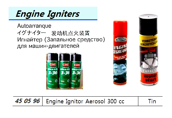 ENGINE IGNITOR AEROSOL 300CC