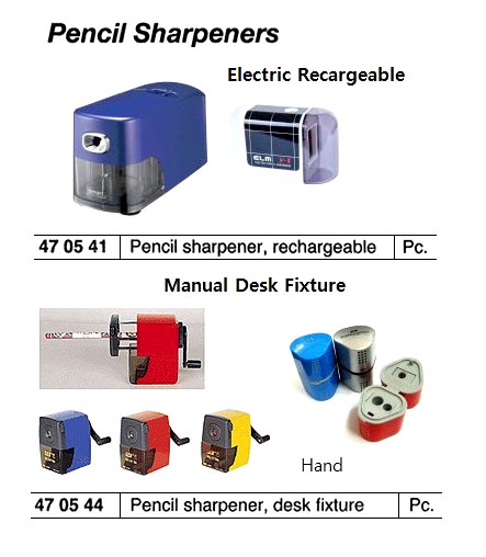 PENCIL SHARPENER DESK FIXTURE
