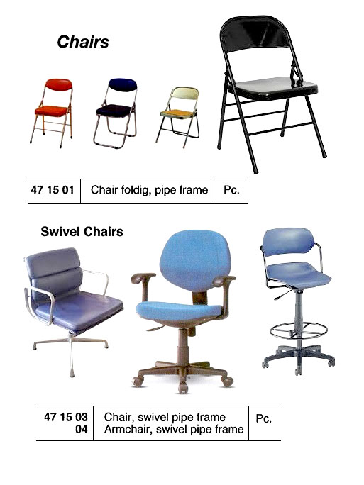 ARMCHAIR SWIVEL PIPE FRAME