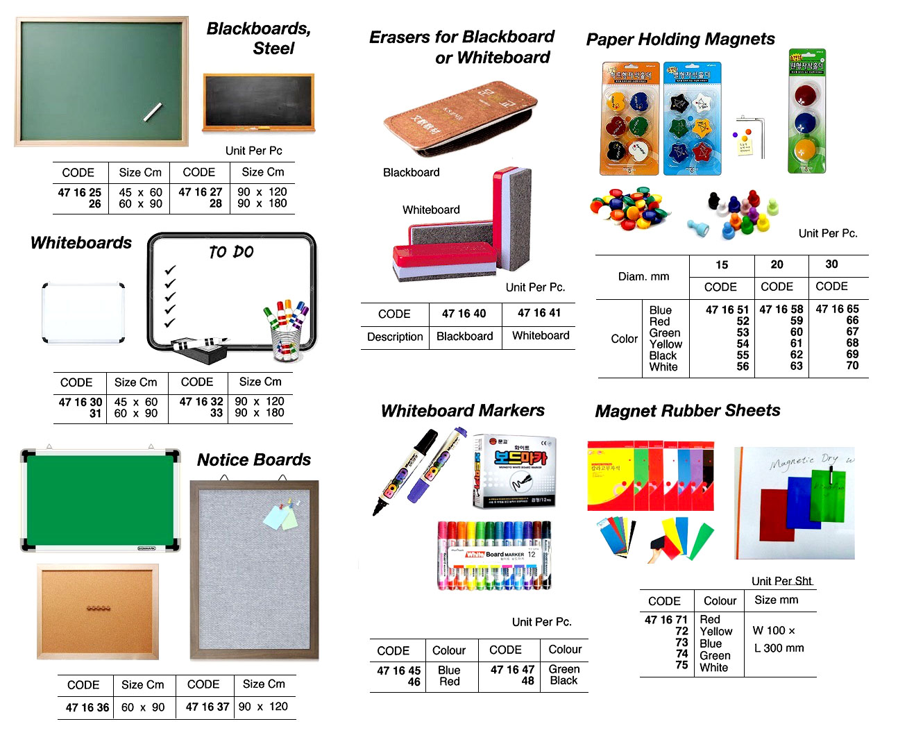 WHITEBOARD MARKER BLACK