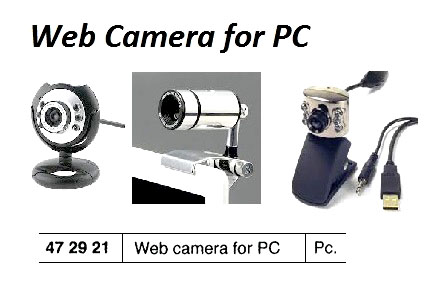 CAMERA WEB FOR PC