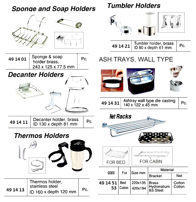 SPONGE & SOAP HOLDER BRASS, 243X125X77.5MM