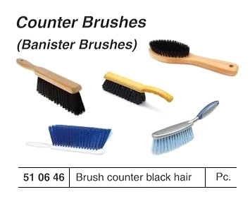 BRUSH COUNTER BLACK HAIR