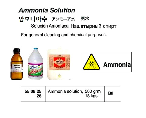 AMMONIA SOLUTION 18KGS