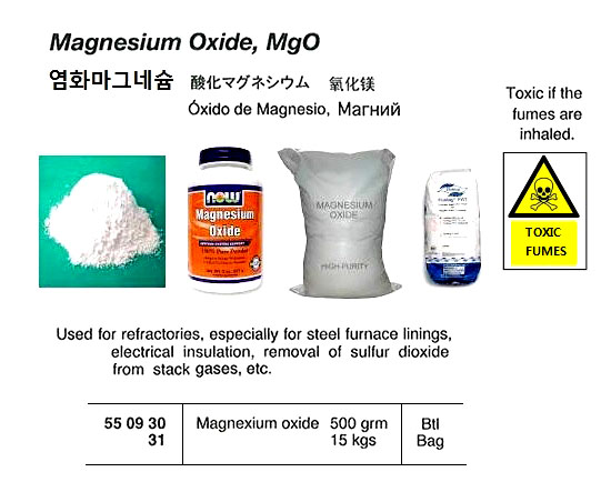 MAGNESIUM OXIDE 15KGS