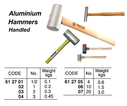 HAMMER ALUMINIUM HANDLE, NO.20 (3.0KGS)