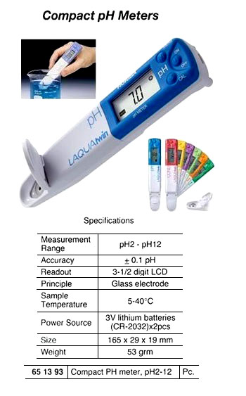 COMPACT PH METER PH2-12