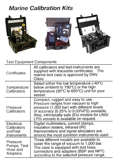 MARINE CALIBRATION KIT, SCANSENSE WITH FURTHER DETAIL