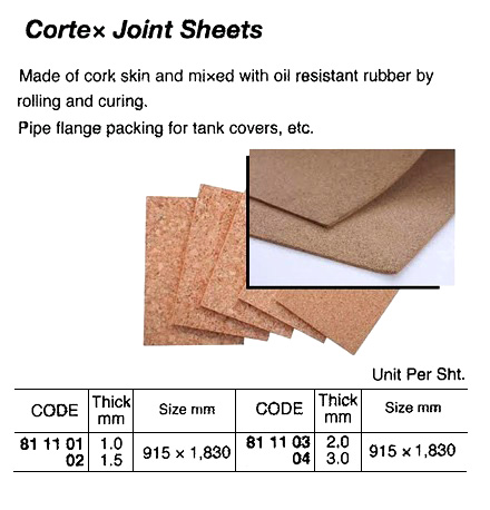 JOINT SHEET CORTEX, 1.0X915X1830MM