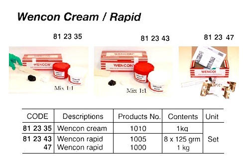 WENCON RAPID QUICK CURE #1000, 1KG
