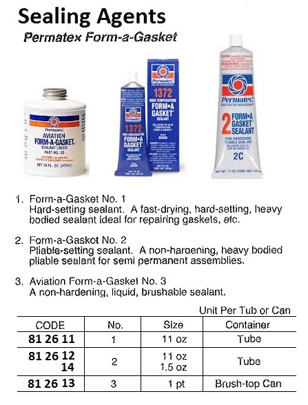 SEALING AGENT PERMATEX, FORM-A GASKET NO.1 11OZ