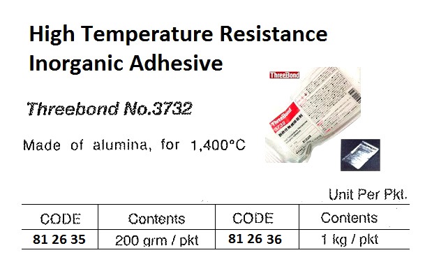 ADHESIVE INORGANIC HIGH-TEMP, THREEBOND #3732 1KG