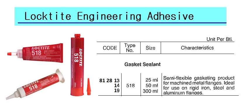SEALANT GASKET LOCTITE 518, 25ML