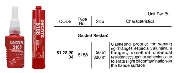 SEALANT GASKET LOCTITE 5188, 300ML