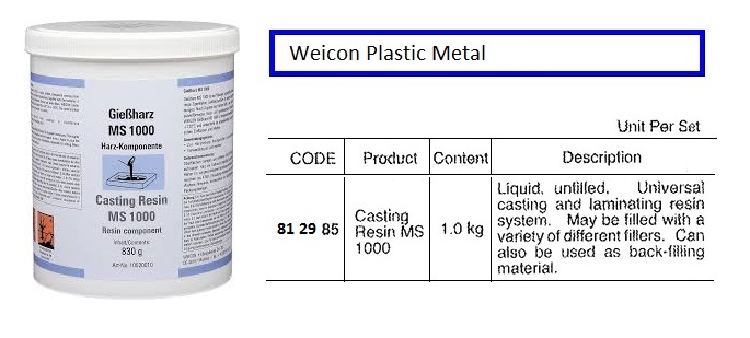 WEICON CASTING RESIN MS 1000, 1KG